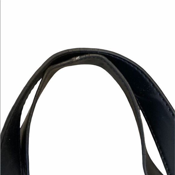 CALVIN KLEIN Black Fabric Small Zip Shoulder Bag - Picture 6 of 8